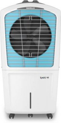 HAVELLS 95 L Desert Air Cooler  (White - Blue, Kace 95)