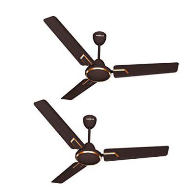 Havells Andria 1200mm Dust Resistant Ceiling Fan (Espresso Brown, Pack of 2)