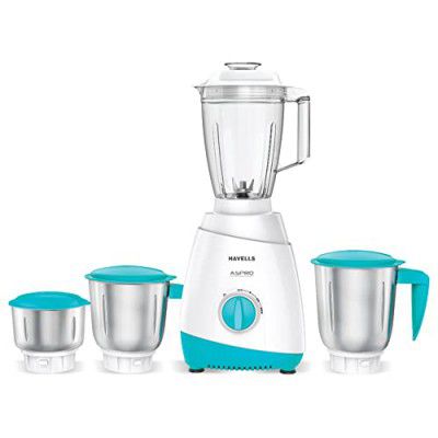 Havells Aspro 4 Jar 500 watt Mixer Grinder with 1.75Ltr Polycarbonate Jar with Fruit Filter