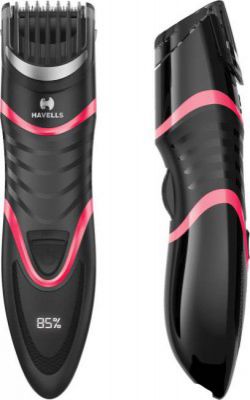 HAVELLS Digital & USB Quick Charge BT9009 Zoom Wheel Trimmer 120 min Runtime 20 Length Settings (Black)