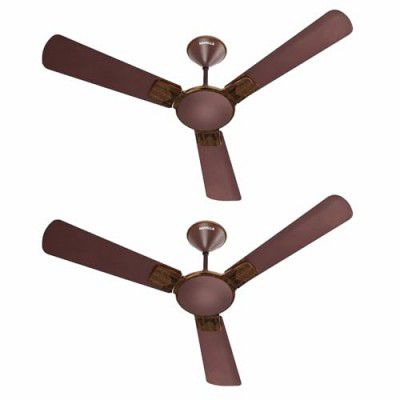 Havells Enticer Art Heritage 1200mm 2 Star Energy Saving Ceiling Fan (Brown Copper, Pack of 2)