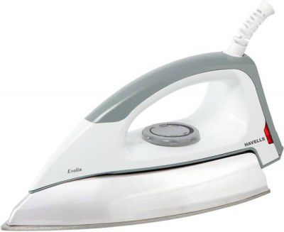 HAVELLS Evolin (GHGDIAQE110) 1100 W Dry Iron  (Grey White)