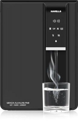 [Extra ₹3250 off] Havells Gracia FAB Alkaline Water Purifier, RO+UV+Alkaline, Hot, Warm & Ambient Water