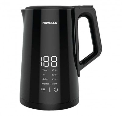 Havells I-Conic 1.5 Litre Digi Kettle with double wall and 304 stainless steel tank