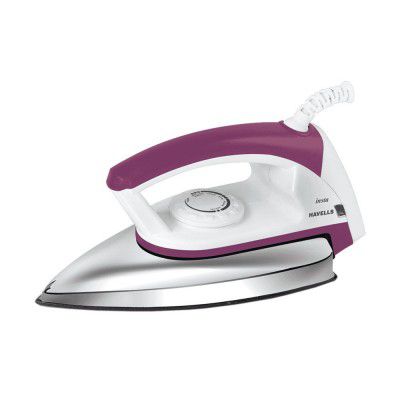 Havells Insta 750 Watts Dry Iron, Craneberry