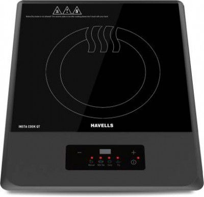 Havells INSTA COOK QT Induction Cooktop (Grey, Push Button)