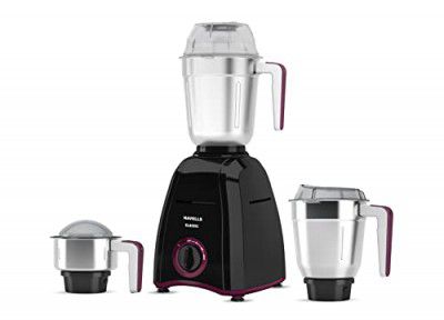 Havells KLASSIC 750W 3 Jar Mixer Grinder, 304 Rust Resistant SS Blades (Black)