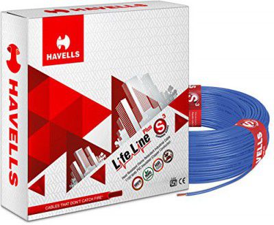 Havells Lifeline Cable WHFFDNBA12X5 2.5 sq mm Wire (Blue)