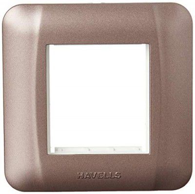 Havells ORO 2 Module Cover Plate (Bronze, Pack of 5)