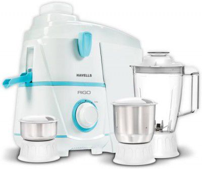 HAVELLS rigo 500 Juicer Mixer Grinder (3 Jars)