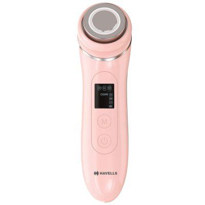 Havells Skin Care Cordless 1 Attachment Multi-Function Device (Ion Function, SC5065, Pink)