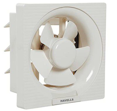 Havells Ventil Air DX 200mm Exhaust Fan| Cut Out Size: 9.4x9.4 square inches| Watt: 32| RPM: 1350| Air Delivery: 520| Suitable for Kitchen, Bathroom, and Office| Warranty: 2 Years (White)