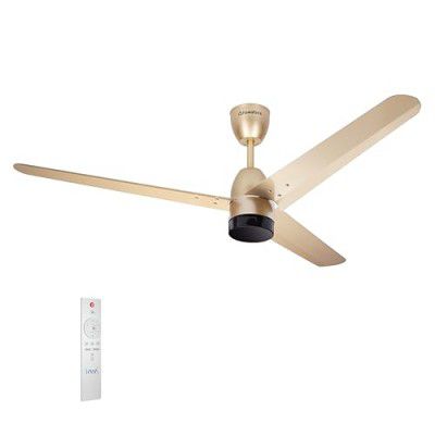 Hawa Curvv+ Smart BLDC Ceiling Fan with Smart Remote Control | Elevate Your Home with Energy-Saving Technology | Noise-Free Comfort | Anti Dust Technology | 3 Years Warranty | Deccan Gold