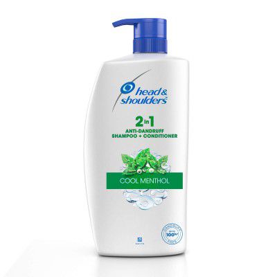 Head & Shoulders 2-in-1 Cool Menthol Anti Dandruff Shampoo + Conditioner, 1L