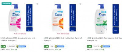 Head & Shoulders Shampoo Minimum 40% off