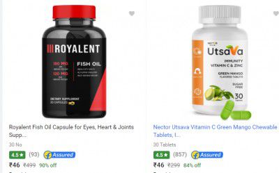 Health Supplements Upto 90% Off