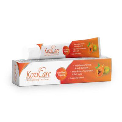 HealthVit Kozicare Papaya Face Cream | Face Cream For Men & Women - 15 G