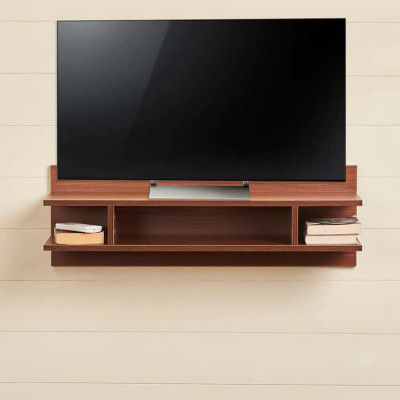 Helios Liami Floating TV Shelf - Brown