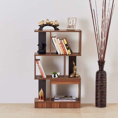 Helios Quadro 3-Tier Book Shelf - Brown