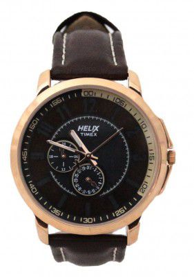 helix Analog Brown Dial Mens Watch-TW027HG13