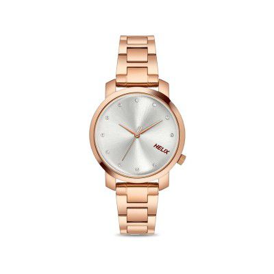 HELIX Analog Silver Dial Women Watch-TW032HL34