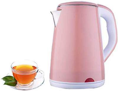 Hells Kitchen Stailness Steel 2.3 Litre Electric Kettle 360-Degree Rotating Design 1500 Watt Auto Switch Off