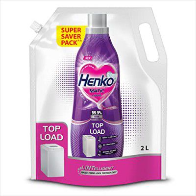 Henko Matic Top Load Liquid Detergent - 2L Refill Pouch