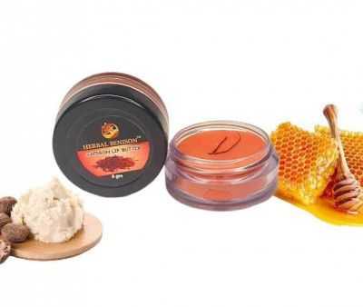 Herbal Benison Skincare India Saffron Lip Butter