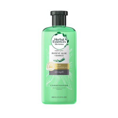 Herbal Essences Aloe Vera Conditioner for Soft Hair with Pure Aloe Vera & Bamboo Sulphate & Paraben Free Conditioner 400ML