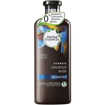 Herbal Essences Coconut Milk SHAMPOO- For Hydration- No Paraben, No Colorants, No Gluten , 400 ML