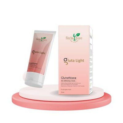 HERBS 4 SURE- Glutathione Skin Lightening and Brightening Cream|Advanced Anti-Aging Cream for Face -Pigmentation & Tan Removal|For all skin types Lightweight and Effective Skincare Solution