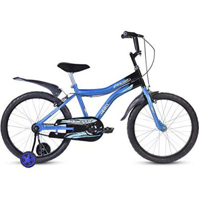 Hero Kid's Steel Single Speed Quicker 20T Cycle (12", Blue), Rigid, Kids Bike, 12 Inches