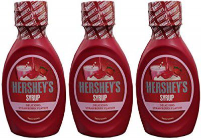 Hershey's Delicious Strawberry Flavour Syrup, 200g - Pack of 3