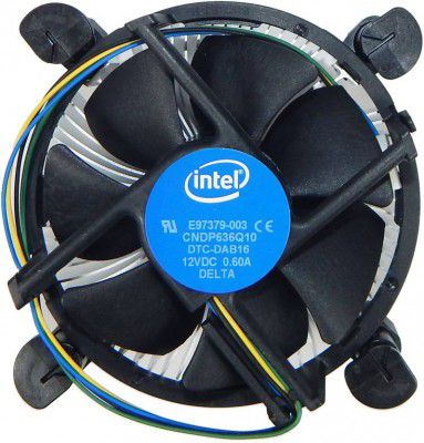 HexaGear Intel Stock Fan | CPU Cooling Fan with Aluminium