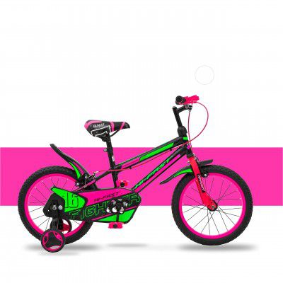 Hi-Fast 16 inch Kids Cycle for 5 to 8 Years (FIGHTER-16T-Semi-Assembled)