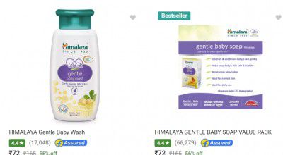 Himalaya Baby Care Products at Minimum 50% off