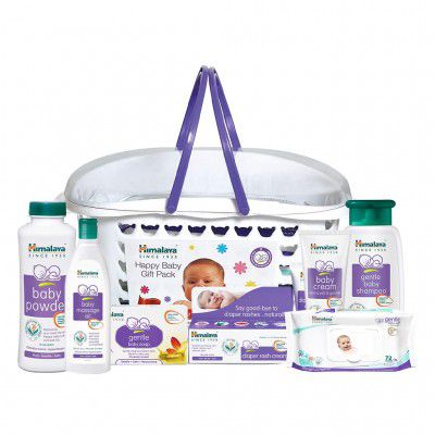 Himalaya Baby Gift Pack Basket,Pack of 1 set,white