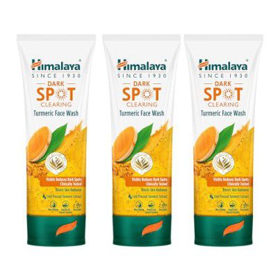 Himalaya Dark Spot Clearing Turmeric Face Wash | 100ml (Pack of 3)