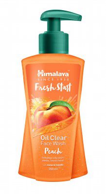 Himalaya Fresh Start Oil Clear Face Wash, Peach, 200ml