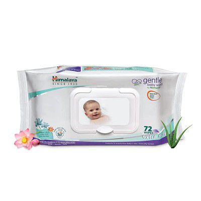 Himalaya Gentle Baby Wipes - 72 Wipes