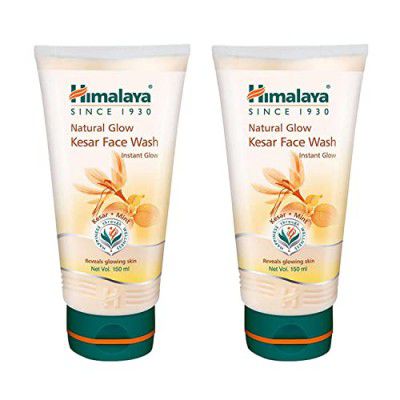 Himalaya Natural Glow Kesar Face Wash (Pack of 2)