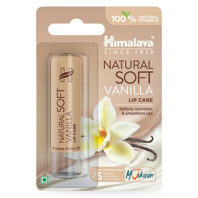 Himalaya Natural Soft Vanilla Lip Care, 4.5g