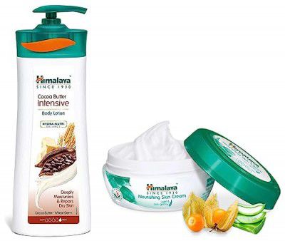 Himalaya Nourishing Skin Cream, 200ml And Himalaya Herbals Cocoa Butter Intensive Body Lotion, 400ml