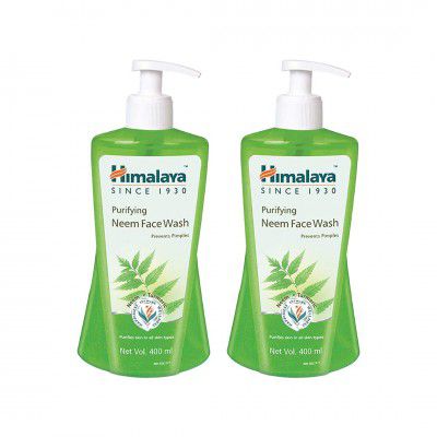 Himalaya Purifying Neem Face Wash 400ML (pack of 2)