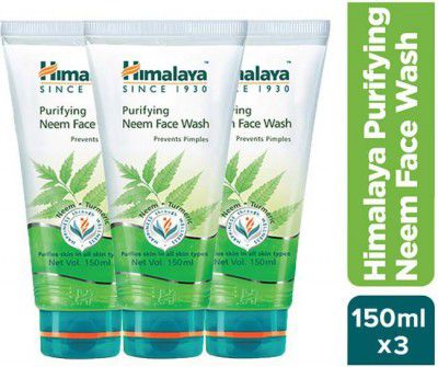 HIMALAYA PURIFYING NEEM | PREVENTS PIMPLE | ANTI BACTERIAL | TURMERIC Face Wash (450 ml)