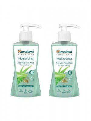 Himalaya Set of 2 Moisturizing Aloe Vera Face Wash - 200 ml Each