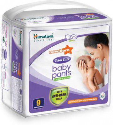 HIMALAYA Total Care Baby Pants New Born 9 Count - New Born  (9 Pieces)