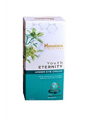 Himalaya Youth Eternity Under eye cream for Women with Edelweiss, glycerin & anti-oxidants for instant hydration | Reduces puffiness, finelines, wrinkles, crows feet & dark circles| Derma-tested|30ml