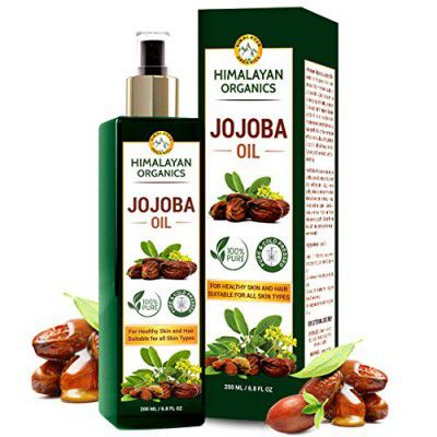 Himalayan Organics 100% Pure Cold Press Virgin Jojoba Oil | Helps Reduce Wrinkles And Fine Lines | Healthy Skin | Growth of Strong & Shiny Hair - 200ml