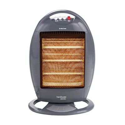 Hindware Atlantic 1200-Watt Halogen Room Heater- Erino Plus, Grey, (HHRHEN21GNL2)